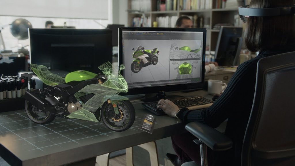 AR Hololense bike